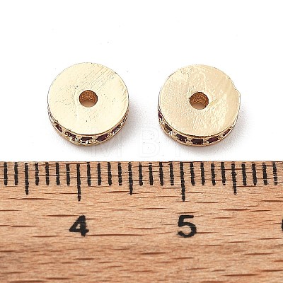 Brass Micro Pave Cubic Zirconia Beads KK-R216-15KCG-04-1