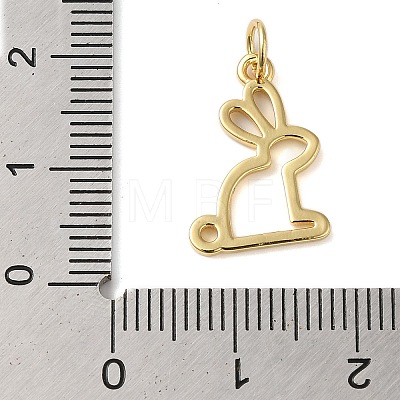 Rack Plating Brass Pendants KK-S372-15G-1