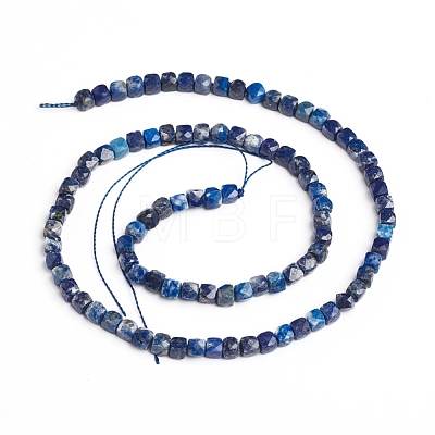 Natural Lapis Lazuli Beads Strands G-E560-A08-4mm-1