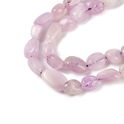 Natural Kunzite Beads Strands G-A254-B02-01-1