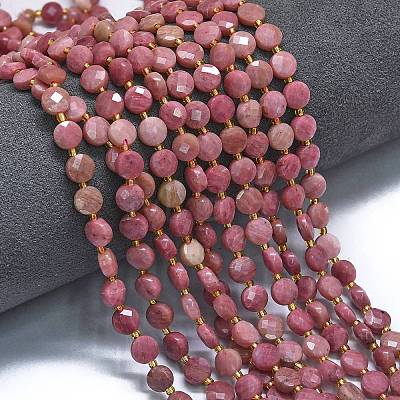 Natural Rhodonite Beads Strands G-K389-B34-01-1