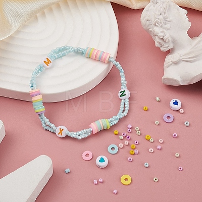 DIY Glass Seed Beads Bracelet Making Kit DIY-YW0004-82-1
