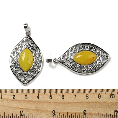 Natural Topaz Jade Pendants G-Q158-02B-1