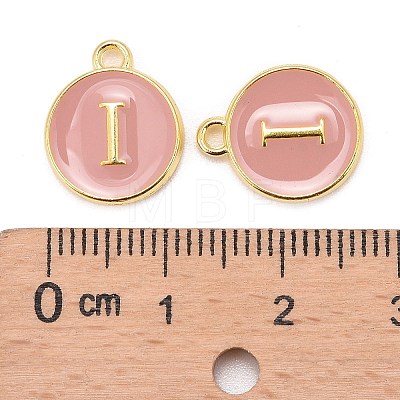 Golden Plated Alloy Enamel Charms LS-ENAM-S118-07I-1