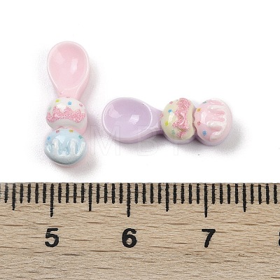 Opaque Resin Cabochons RESI-K043-05B-1