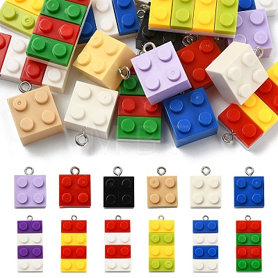 10Pcs Resin Pendants RESI-YW0004-62-1
