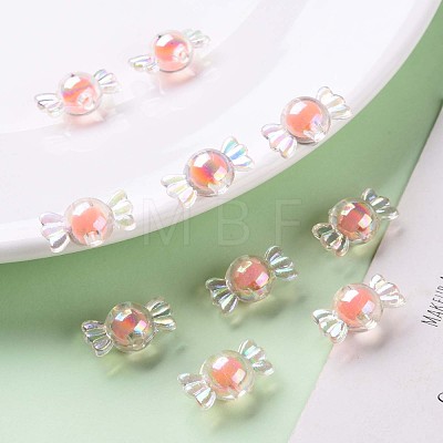 Transparent Acrylic Beads TACR-S152-03B-SS2109-1