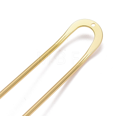 Brass Hair Fork Findings KK-F830-01G-1