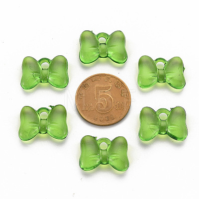 Transparent Acrylic Pendants LS-TACR-T024-02BA-925-1