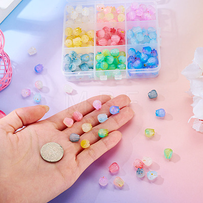 180Pcs 9 Colors Opaque Acrylic Beads OACR-TA0004-80-1