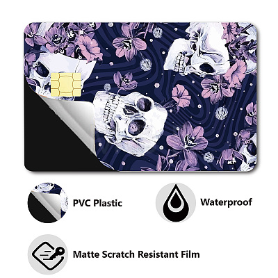 PVC Plastic Waterproof Card Stickers DIY-WH0432-005-1