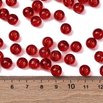 Transparent Colours Glass Seed Beads SEED-Z004-T8MM-03-1