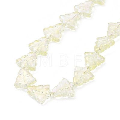 Transparent Electroplate Glass Bead Strands EGLA-C002-FR05-1
