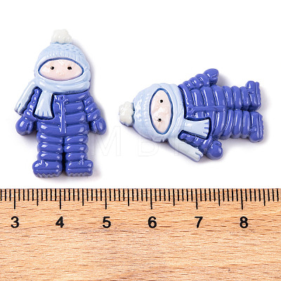 Christmas Decorations Theme Opaque Resin Decoden Cabochons RESI-Z026-01P-1