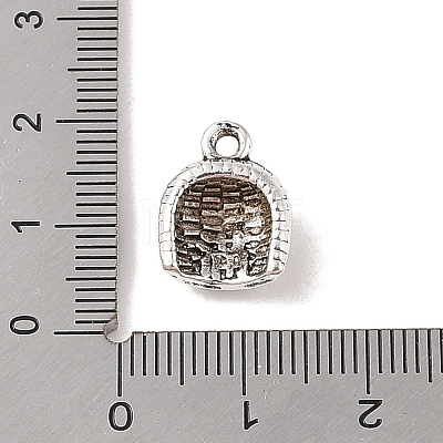 Tibetan Style Alloy Charms TIBE-Q090-18AS-1