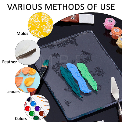 Silicone Reusable Gel Printing Plate for Arts and Crafts DRAW-WH0007-006A-1