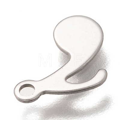 201 Stainless Steel Charms STAS-C017-09P-1