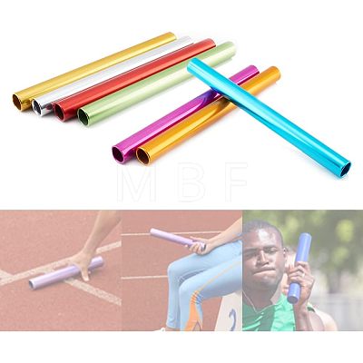  7Pcs 7 Colors Aluminum Alloy Relay Batons AJEW-NB0003-68-1