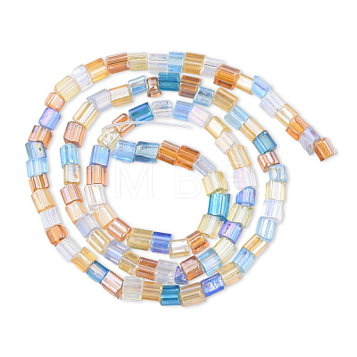 Transparent Glass Beads Strands GLAA-N047-02-1