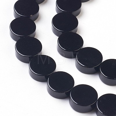 Natural Black Onyx Beads Strands G-K282-04A-1