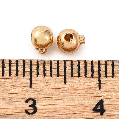 Brass Crimp Beads KK-K378-41G-1