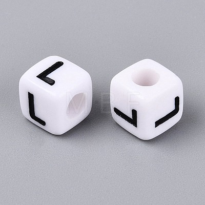 Opaque Acrylic Beads SACR-N020-04A-L-1