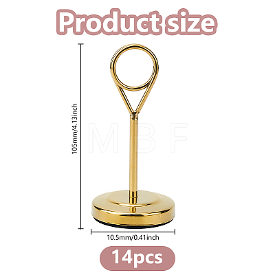 Stainless Steel Table Card Stands Display Holder ODIS-WH0030-290-1
