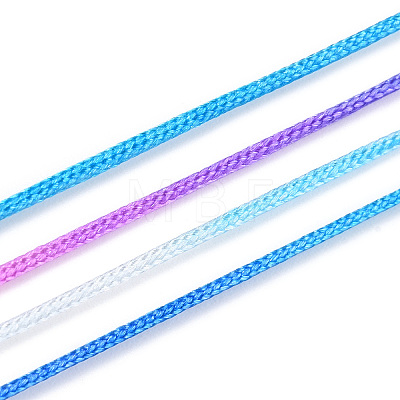 50M Segment Dyed Nylon Chinese Knotting Cord NWIR-A008-02G-1-1