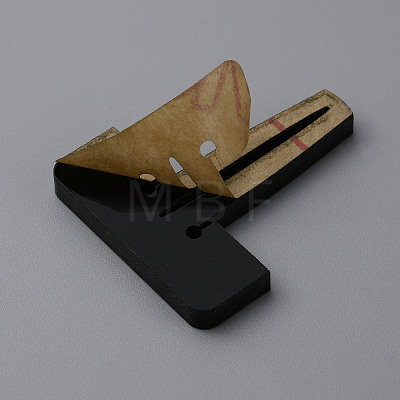 Acrylic Laser Engraving Crumb Tray Pins AJEW-WH0258-706-1