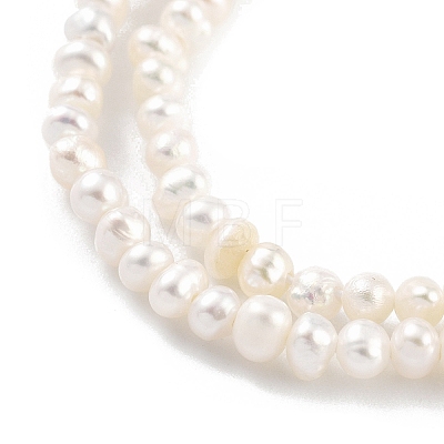 Natural Cultured Freshwater Pearl Beads Strands PEAR-C003-04C-1