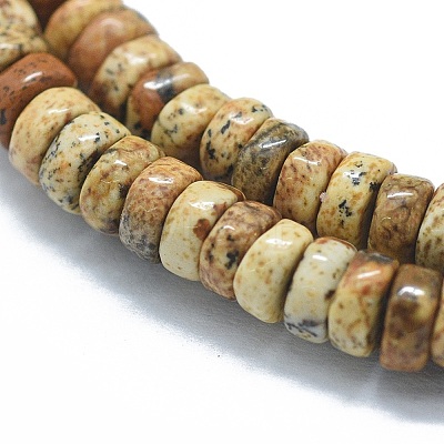 Natural Picture Jasper Beads Strands G-F631-A02-1