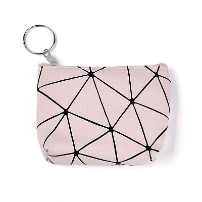 Triangle Pattern PU Leather Wallets AJEW-N003-16-1