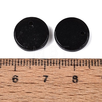 Natural Obsidian Pendants G-Q606-41A-1