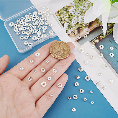   110Pcs 11 Styles Alloy & Brass Spacer Beads FIND-PH0017-61-1