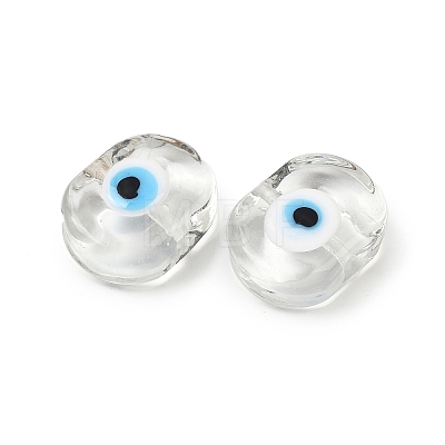 Handmade Evil Eye Lampwork Beads LAMP-G168-02L-1