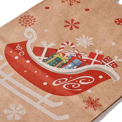 Christmas Theme Rectangle Paper Bags CARB-F011-01D-1