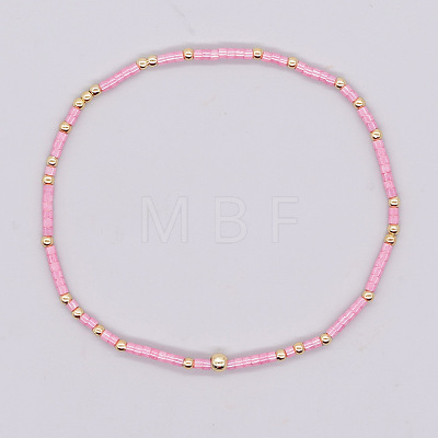 Bohemian Style Rainbow Beaded Handmade Fashion Women's Bracelet QD2599-6-1