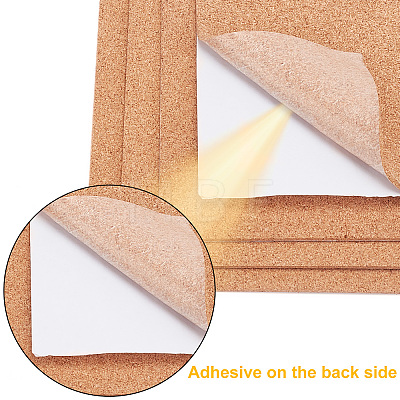 Self-Adhesive Cork Sheets DIY-BC0011-88-1