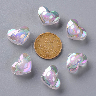 Transparent Acrylic Beads TACR-S152-08B-09-1