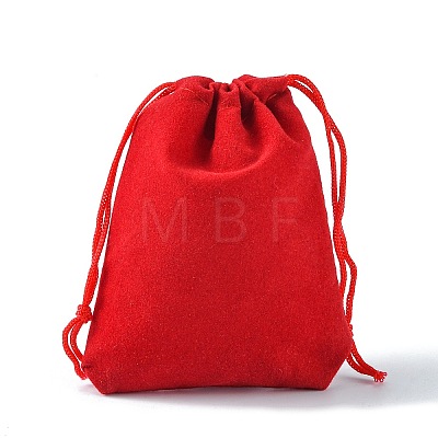 Velvet Cloth Drawstring Bags X-TP-C001-70X90mm-2-1