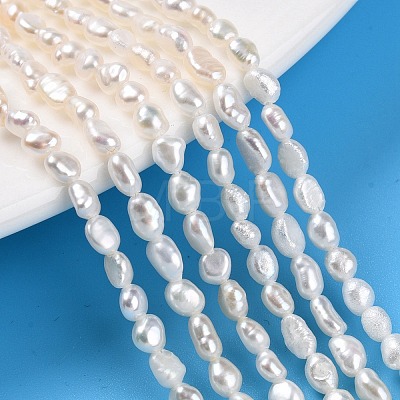 Natural Cultured Freshwater Pearl Beads Strands PEAR-N014-03F-1