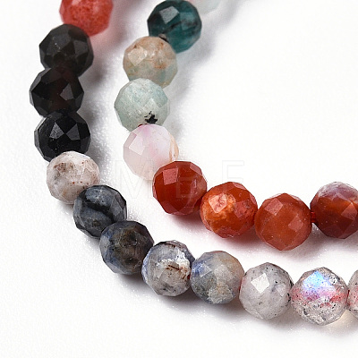 Natural Mixed Gemstone Beads Strands G-D080-A01-03-26-1