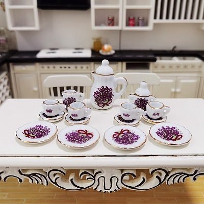 Mini Ceramic Tea Sets BOTT-PW0011-17B-1