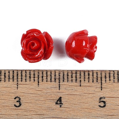 Synthetic Coral Carved Beads CORA-C003-18-1