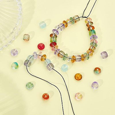 280pcs 14 Style Transparent Glass Beads GLAA-CA0001-49-1