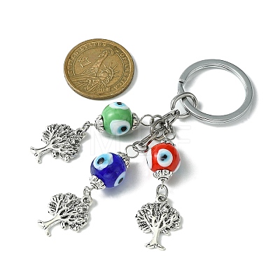 Alloy Tree of Life Pendant Keychain KEYC-JKC00540-02-1