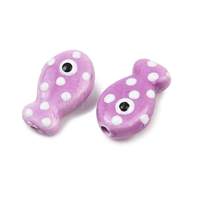 Handmade Porcelain Beads PORC-B009-03F-1