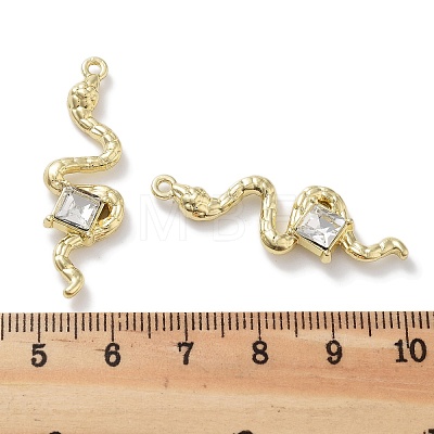 Rack Plating Alloy Rhinestone Pendants PALLOY-F311-22G-01-1