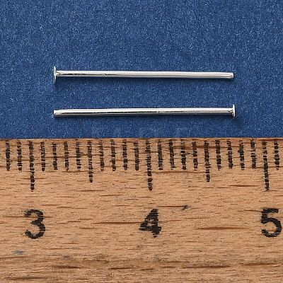 Brass Flat Head Pins KK-H502-01B-S-1