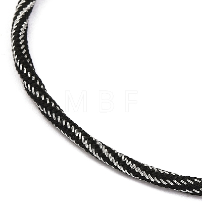 Braided Carbon Steel Wire Bracelet Making MAK-A017-B38-1